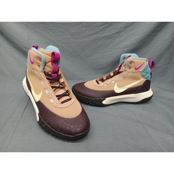 Nike Boys Terrascout (GS) Boots Black Wheat Blue Size 6.5 NEW NO BOX! - Picture 1 of 11